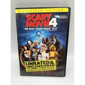Scary Movie 4 (Unrated Widescreen Edition) - DVD - Tested! Gc! Fast Shipping!